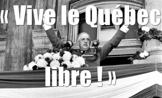 De Gaulle - Vive le Québec Libre!
