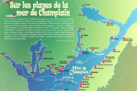 Il y a 10 000 ans, la vallée du St-Laurent était sous la mer, voici l'histoire