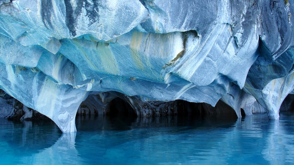 Caves de Marbre en Patagonie au Chili