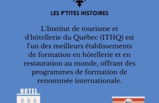 Découvrez l’Institut de Tourisme et d’Hôtellerie du Québec