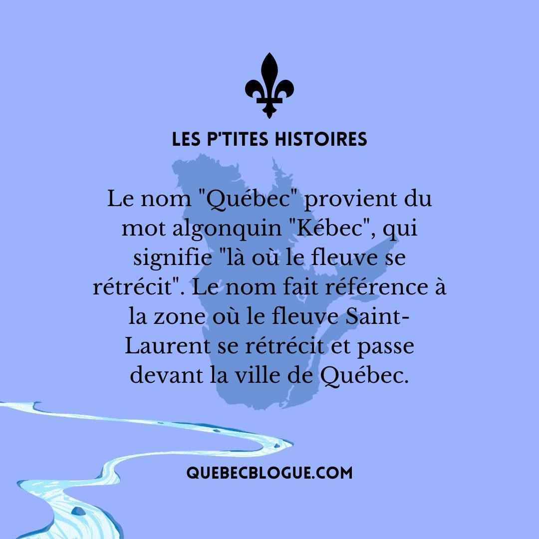 Découverte du Québec: Comprendre l’origine algonquine du nom