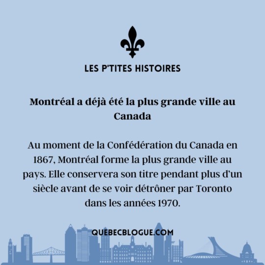 Quand la métropole québécoise dominait le paysage urbain canadien