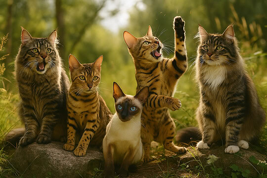 Cinq races de chats aussi rares qu&rsquo;exceptionnelles !