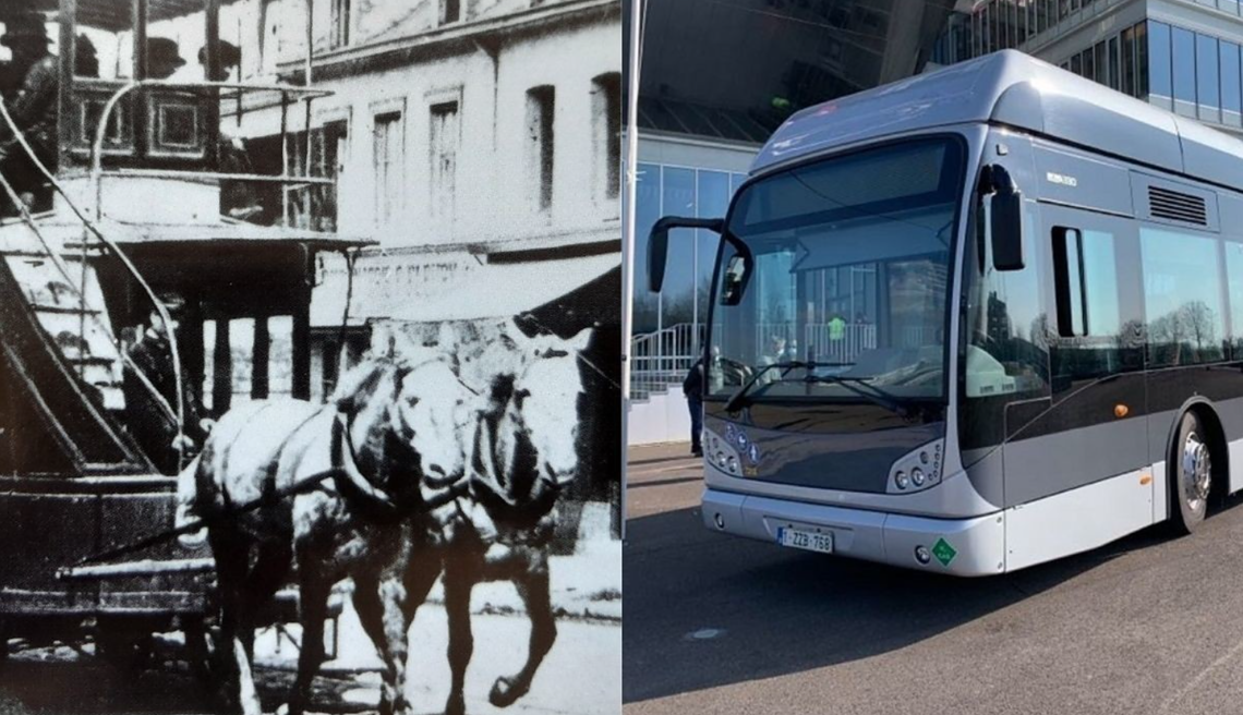 Les transports en commun : de la charrette au métro