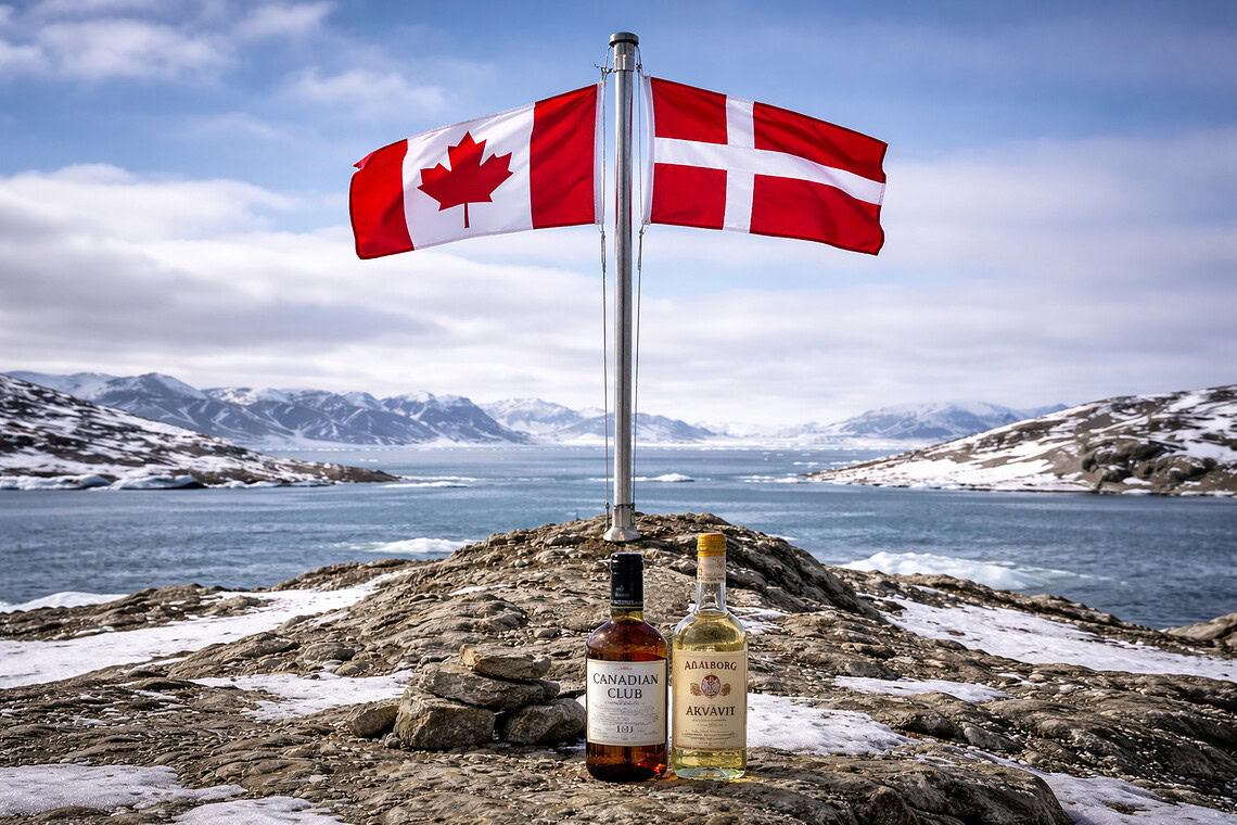 Conflit territorial en Arctique : la Guerre du whisky