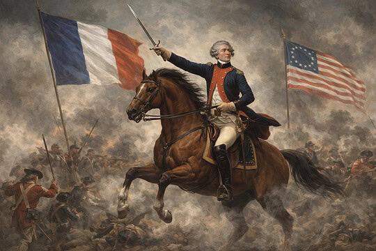 Général Lafayette, Le héros français de la révolution américaine