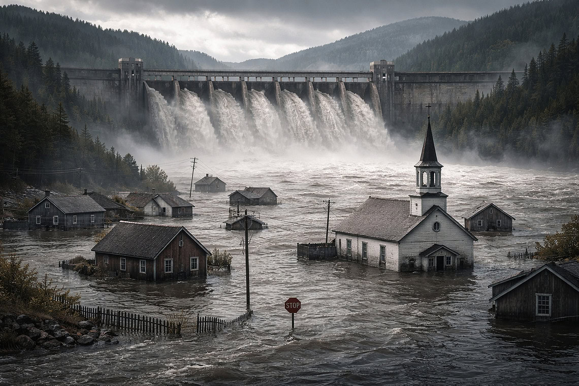 Ces villages noyés par les barrages d’Hydro-Québec