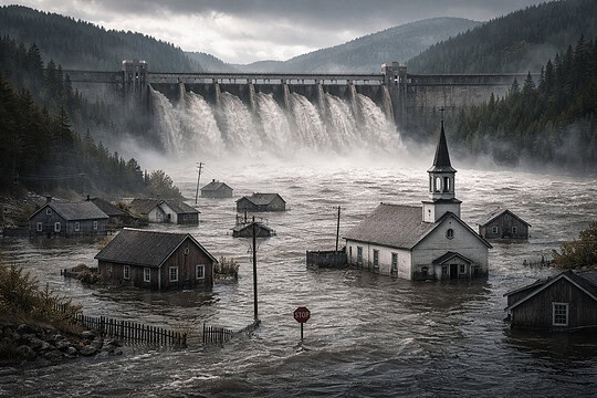 Ces villages noyés par les barrages d&rsquo;Hydro-Québec