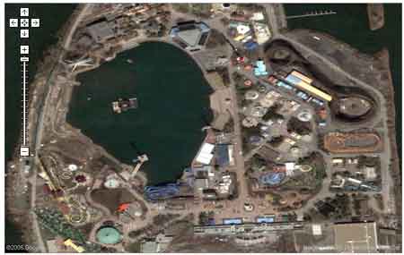 Image satelitte de la ronde